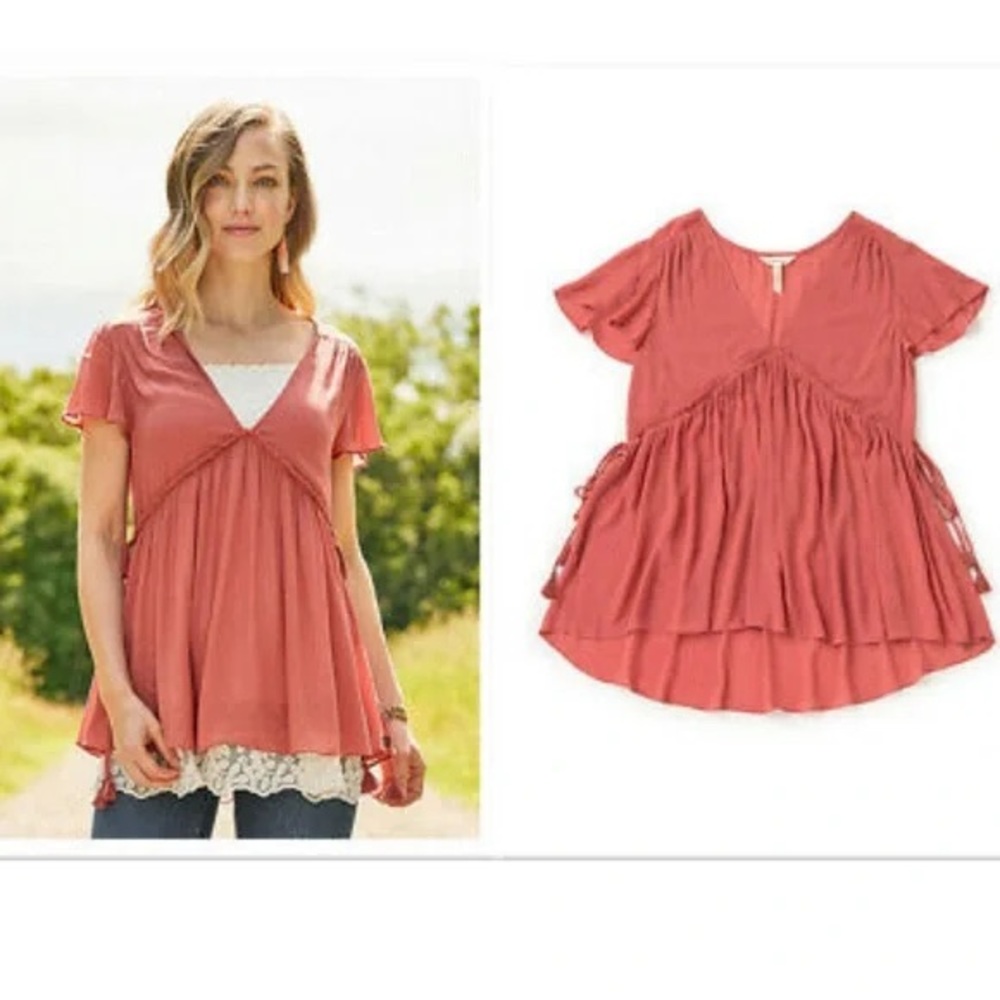 Matilda Jane NWT boho boutique style willow top shirt size S